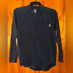 Hawx Work Gear Men's Black Long Sleeve Tee Size Small